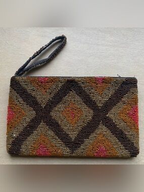 Beaded Clutch Purse Pouch Wristlet About Color colorful